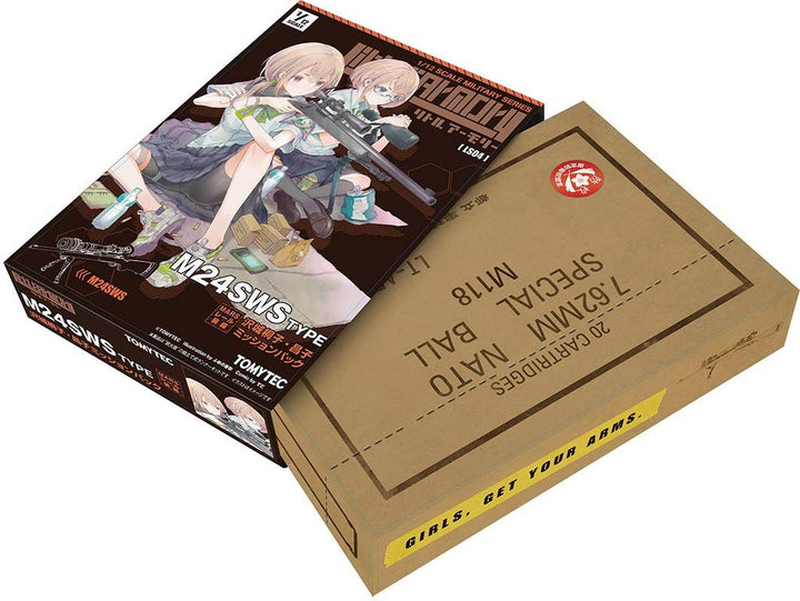 TomyTec Little Armory 1/12 LS04 M24 Sawashiro Touko Shouko Mission Pack | 4543736313885