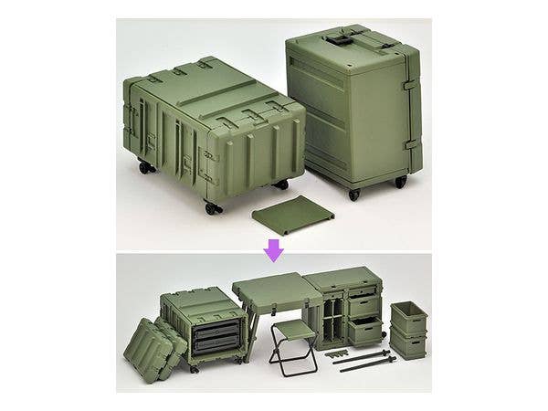 TomyTec Little Armory 1/12 LD033 Field Desk A | 4543736315377