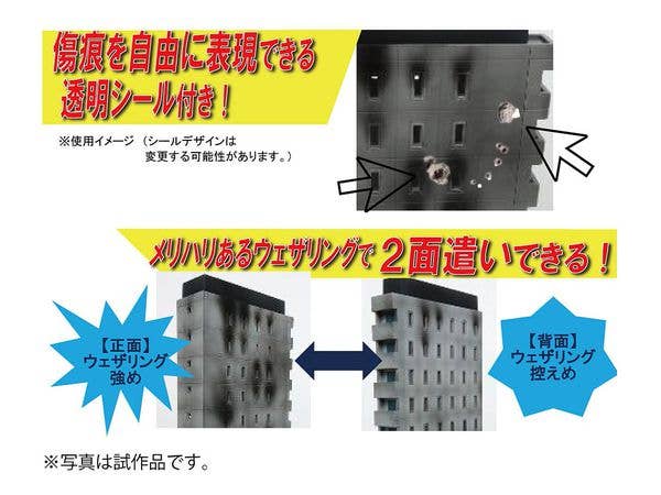 TomyTec DCM15 1/144 City of Assault B Urban Style Hotel | 4543736315629