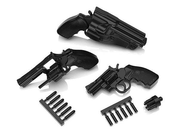 TomyTec Little Armory 1/12 LA074 Revolver Set A | 4543736317012