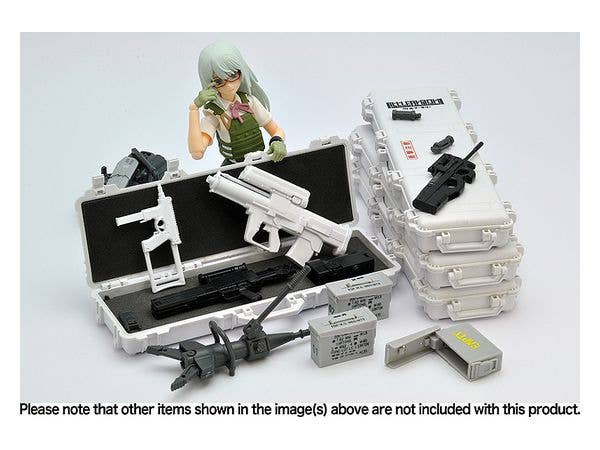 TomyTec Little Armory 1/12 LD038 Military Hard Case A3 White/Grey | 4543736318798