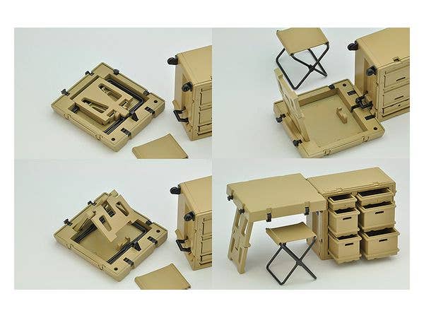 TomyTec Little Armory 1/12 LD039 Field Desk A2 | 4543736318804