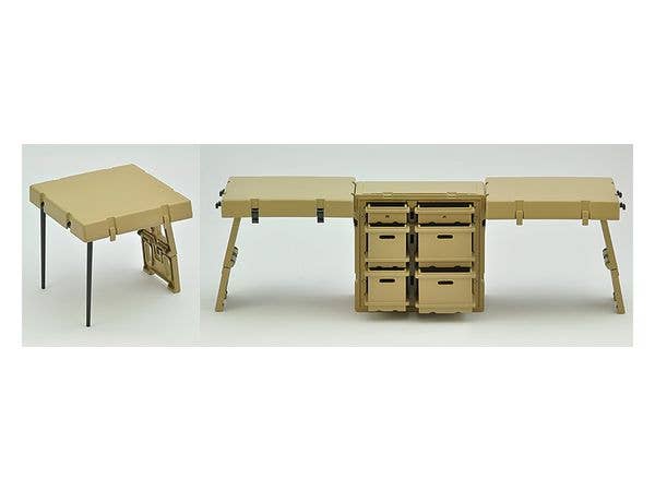 TomyTec Little Armory 1/12 LD039 Field Desk A2 | 4543736318804