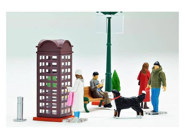 TomyTec Diocolle 64 1/64 #Car Snap 09a Holiday Town Scene | 4543736319061