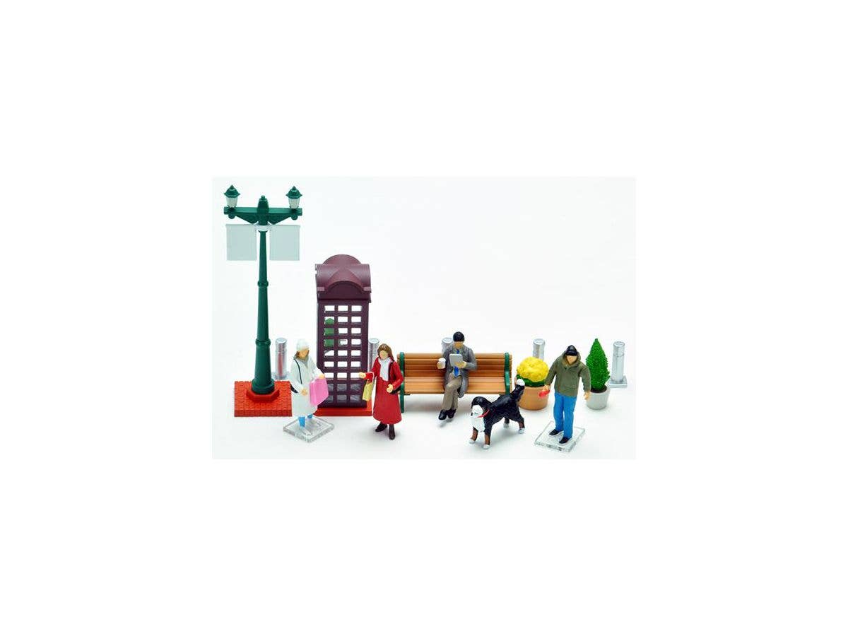 TomyTec Diocolle 64 1/64 #Car Snap 09a Holiday Town Scene | 4543736319061