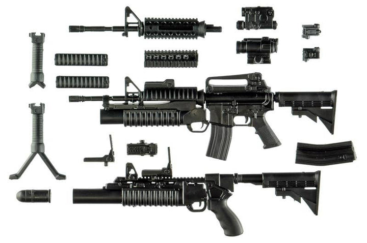 TomyTec Little Armory 1/12 LA100 M4A1 & M203 Type 2.0 Carbine | 4543736320647
