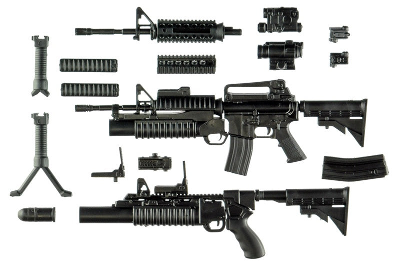 TomyTec Little Armory 1/12 LA100 M4A1 & M203 Type 2.0 Carbine - P-REX Hobby