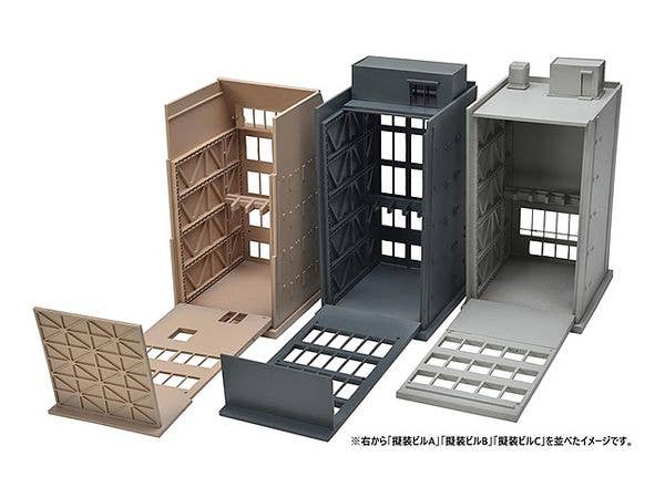 TomyTec DCM19 1/144 Dio Com Camouflaged Building C | 4543736321101