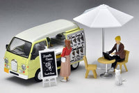 TomyTec Diocolle 64 1/64 #Car Snap 15a Crepe Shop Subaru Sambar Dias with 3 figures | 4543736321613