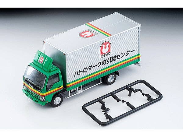 Tomica Limited Vintage 1/64 LV-N285a Isuzu ELF Panel Van Pigeon Mark Moving Center | 4543736324256
