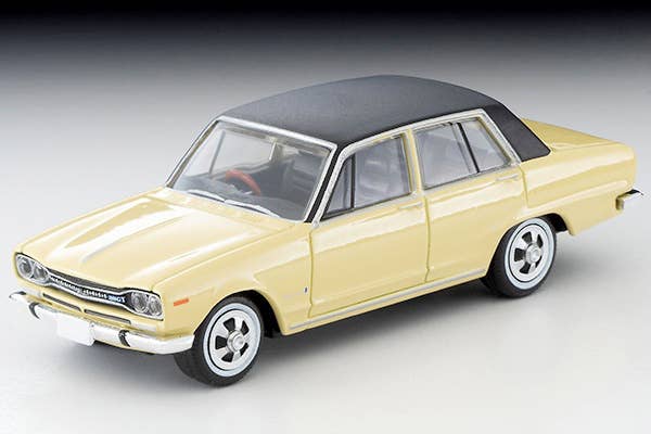 Tomica Limited Vintage 1/64 LV-202a Nissan Skyline 2000GT Yellow/Black 1970 model | 4543736324263