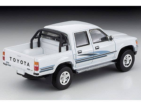 Tomica 1/64 Limited Vintage LV-N256b Hilux 4WD Pick Up Double Cab SSR White 1991 | 4543736324645