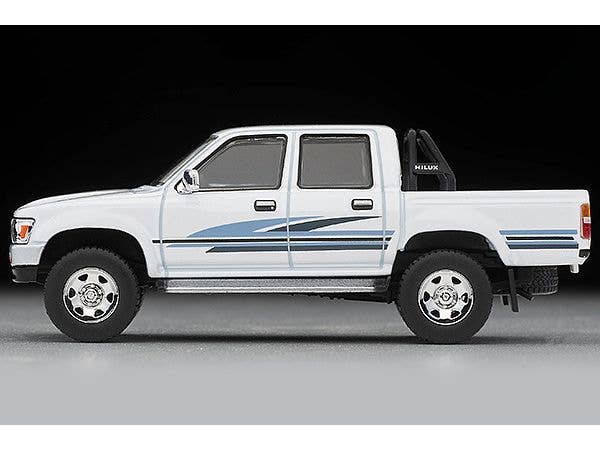 Tomica 1/64 Limited Vintage LV-N256b Hilux 4WD Pick Up Double Cab SSR White 1991 | 4543736324645
