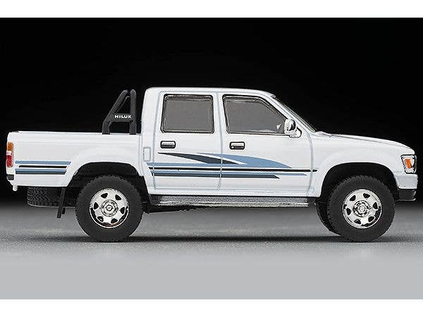 Tomica 1/64 Limited Vintage LV-N256b Hilux 4WD Pick Up Double Cab SSR White 1991 | 4543736324645