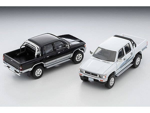 Tomica 1/64 Limited Vintage LV-N256b Hilux 4WD Pick Up Double Cab SSR White 1991 | 4543736324645