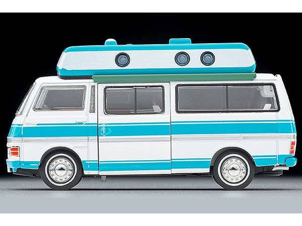 Tomica Limited Vintage NEO 1/64 LV-N312a Nissan Caravan Camper White/Sky Blue 1973 | 4543736325062