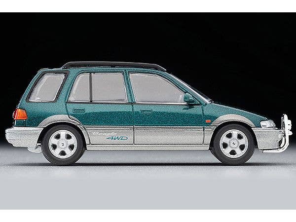 Tomica Limited Vintage 1/64 LV-N293B Honda Civic Shuttle Beagle 1994 Green And Grey | 4543736327332