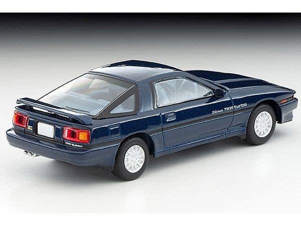 Tomica Limited Vintage 1/64 LV-N106F Toyota Supra 2.0GT Twin Turbo Navy Blue 1987 | 4543736329336