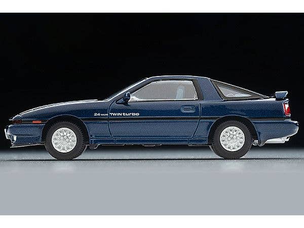 Tomica Limited Vintage 1/64 LV-N106F Toyota Supra 2.0GT Twin Turbo Navy Blue 1987 | 4543736329336