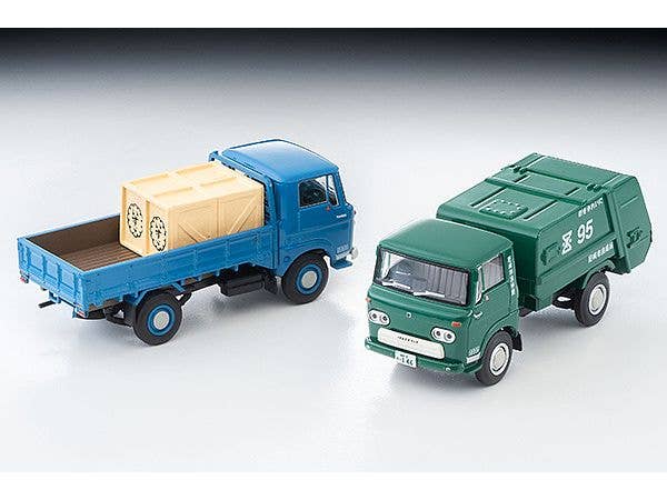 Tomica Limited Vintage 1/64 LV-191B Isuzu Elf High-Floor Loading Platform Blue 1966 | 4543736329411