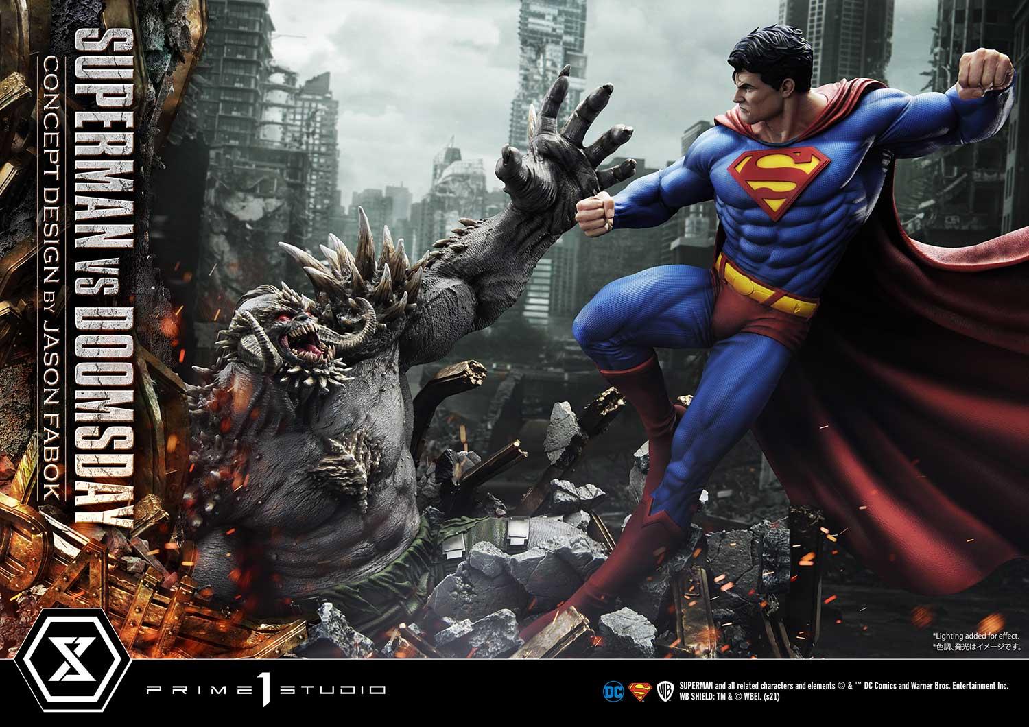Ultimate Museum Masterline Superman (Comics) Superman VS Doomsday (Concept By Jason Fabok)