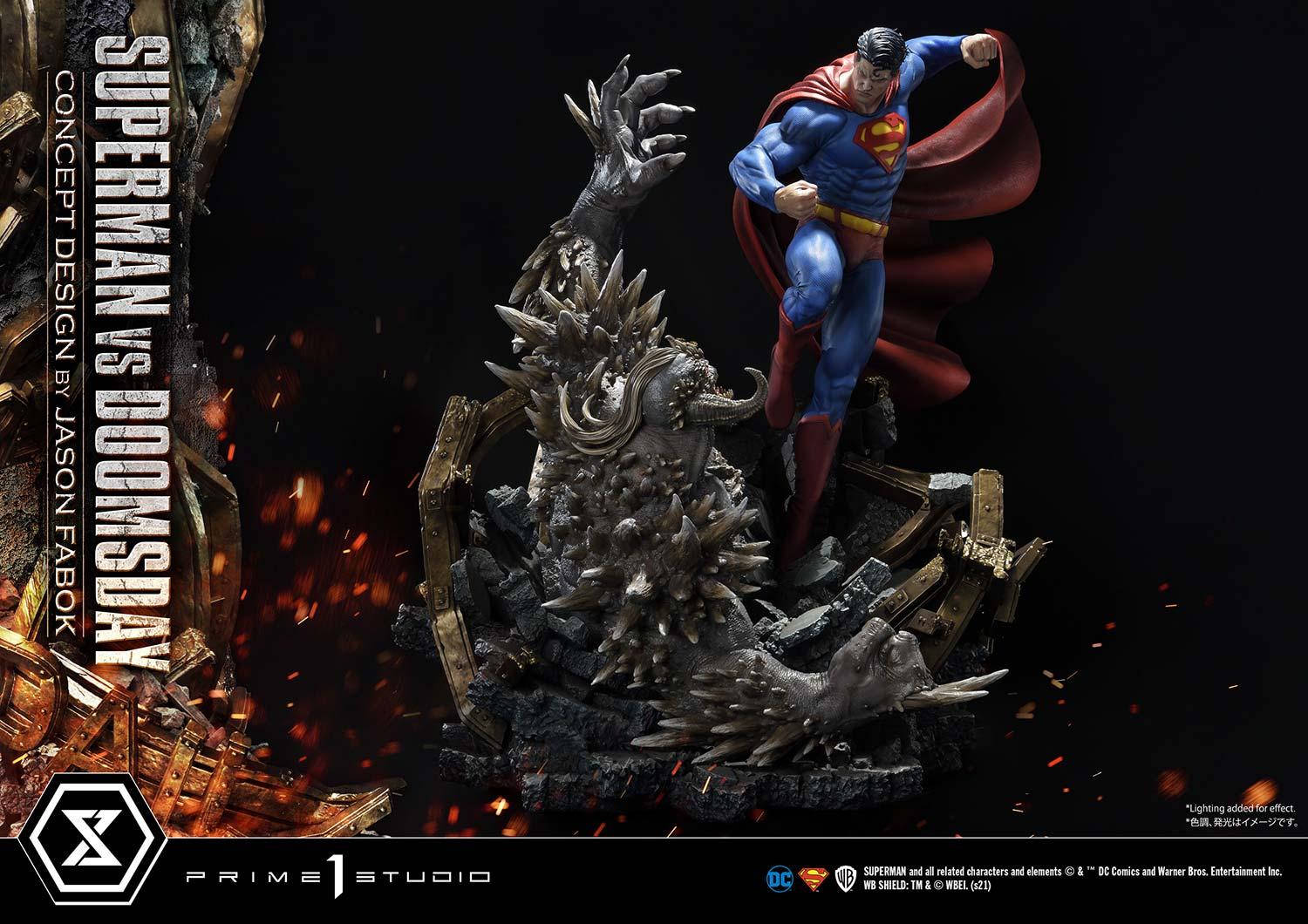 Ultimate Museum Masterline Superman (Comics) Superman VS Doomsday (Concept By Jason Fabok)