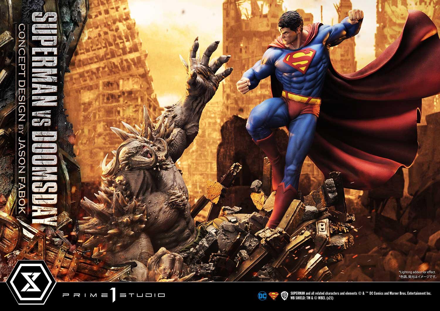 Ultimate Museum Masterline Superman (Comics) Superman VS Doomsday (Concept By Jason Fabok)