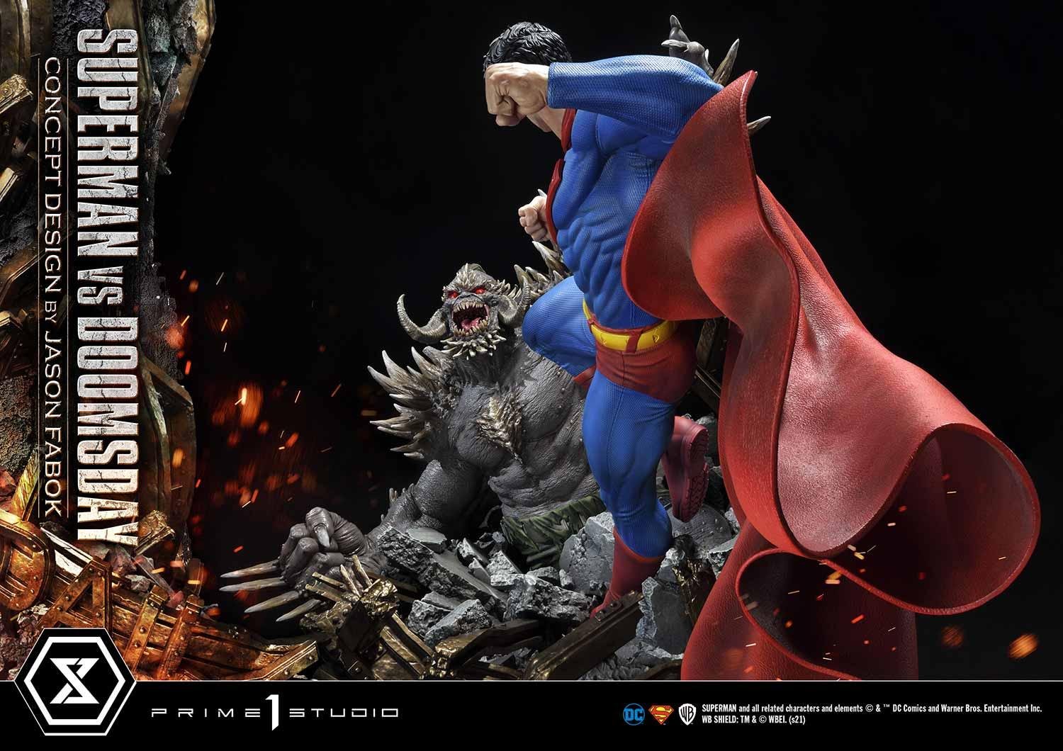 Ultimate Museum Masterline Superman (Comics) Superman VS Doomsday (Concept By Jason Fabok)