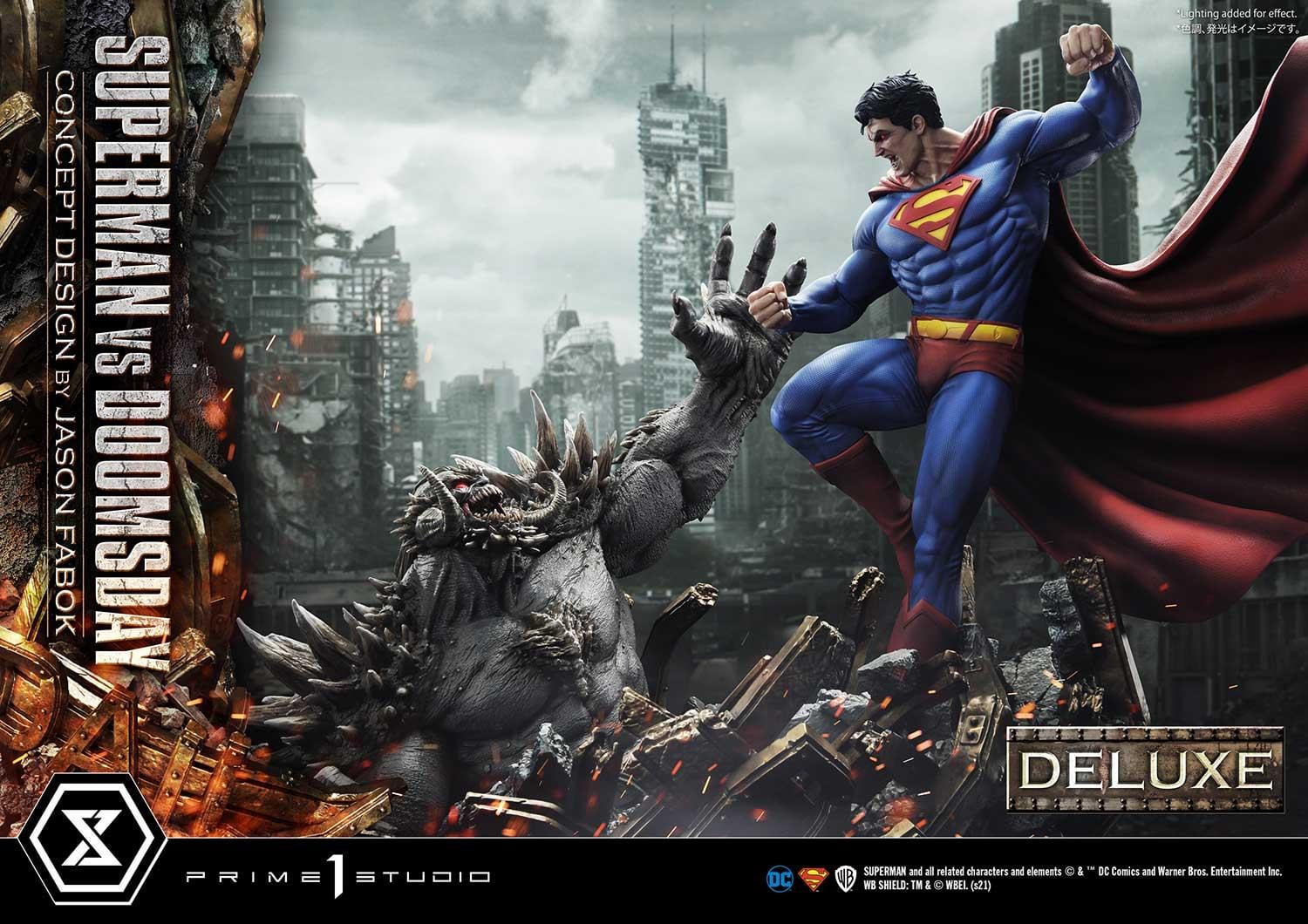Ultimate Museum Masterline Superman (Comics) Superman VS Doomsday (Concept By Jason Fabok) Deluxe Version