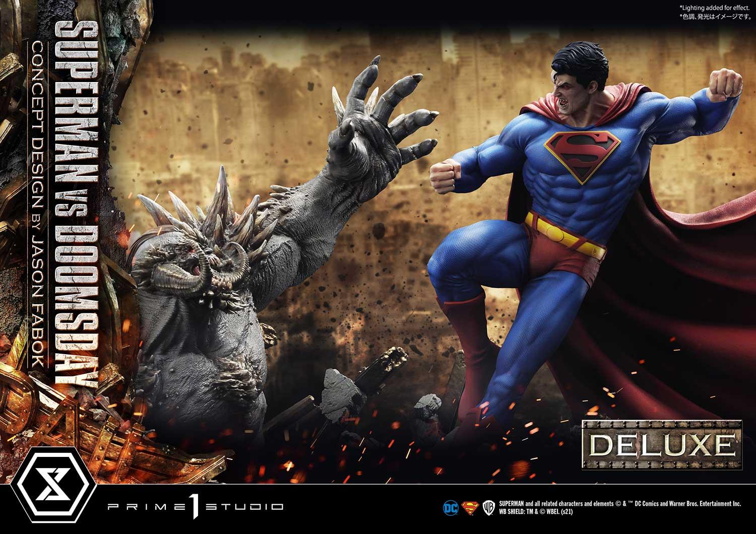 Ultimate Museum Masterline Superman (Comics) Superman VS Doomsday (Concept By Jason Fabok) Deluxe Version