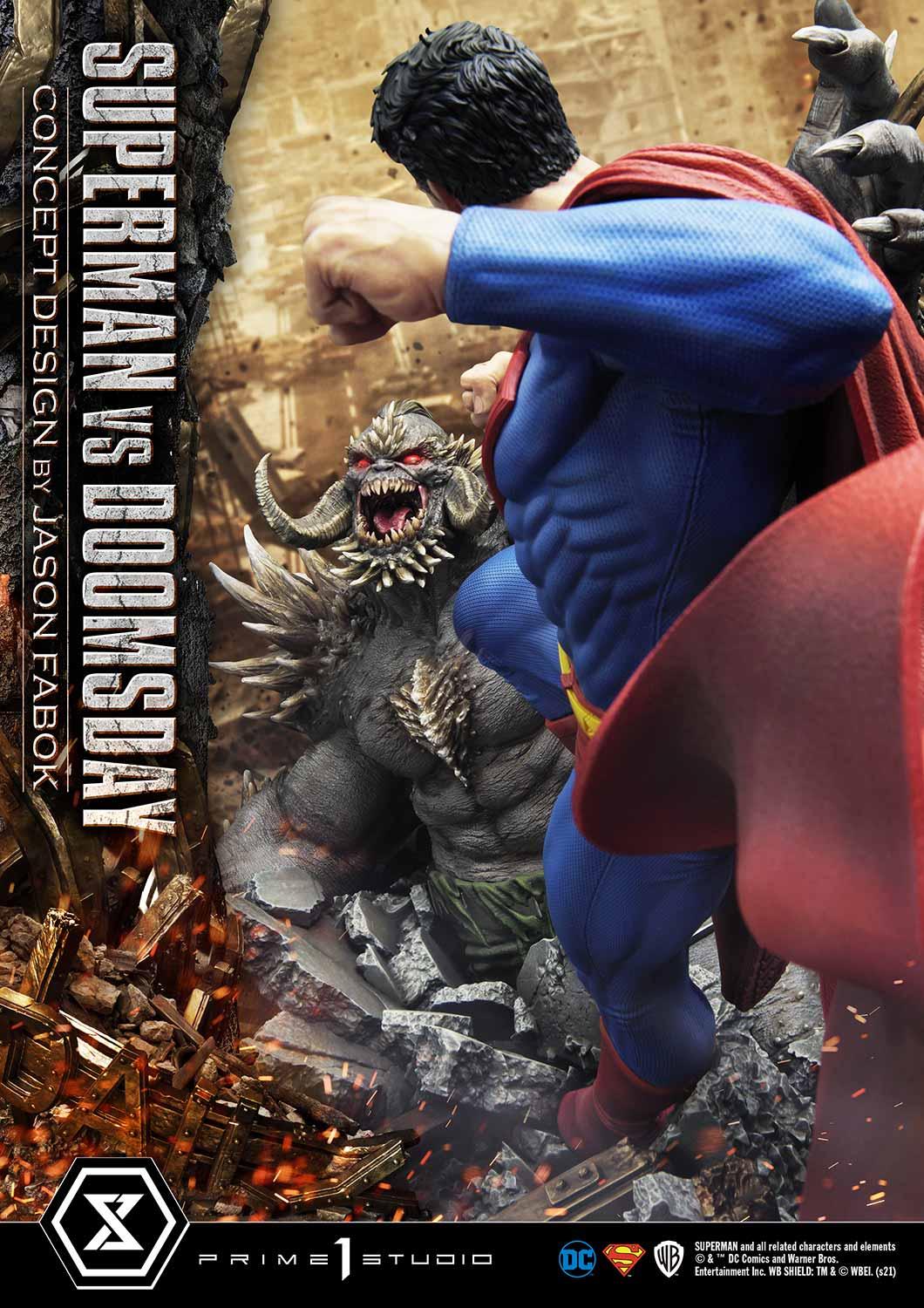 Ultimate Museum Masterline Superman (Comics) Superman VS Doomsday (Concept By Jason Fabok) Deluxe Version