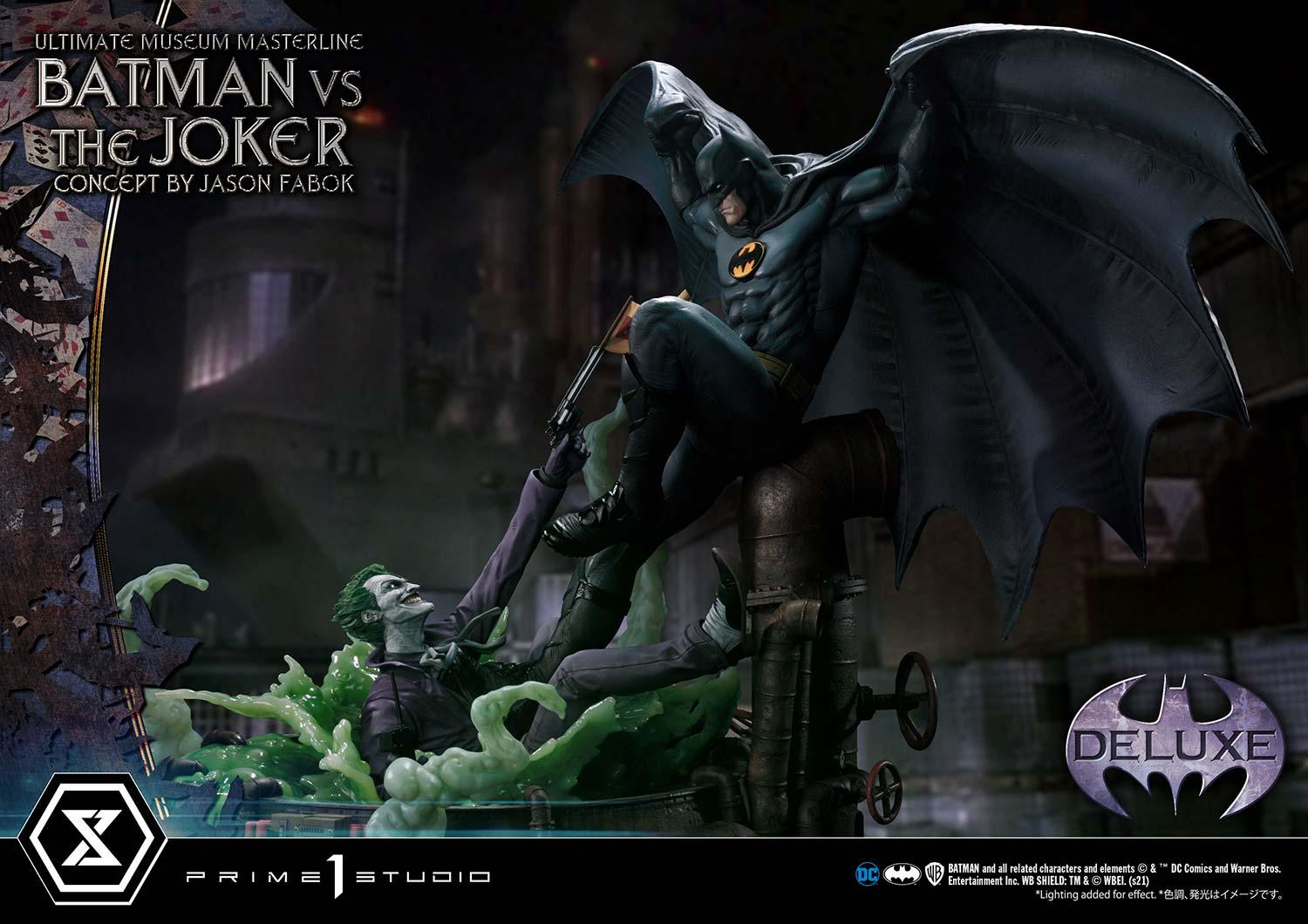 Ultimate Museum Masterline Batman (Comics) Batman Versus The Joker (Concept By Jason Fabok) DX Bonus Version