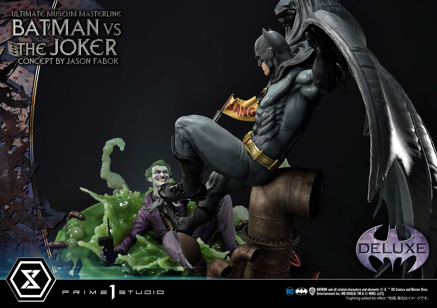 Ultimate Museum Masterline Batman (Comics) Batman Versus The Joker (Concept By Jason Fabok) DX Bonus Version