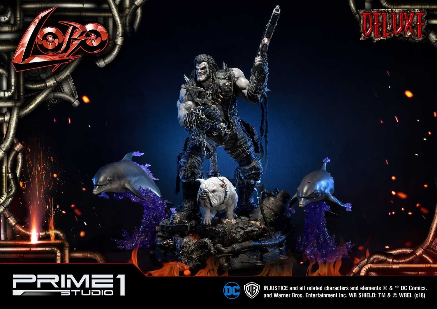 Ultimate Museum Masterline Injustice Lobo Deluxe Version