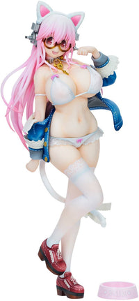 Union Creative Nitroplus Super Sonico (White Cat Ver.) Figure (2nd Reissue) | 4589642715276