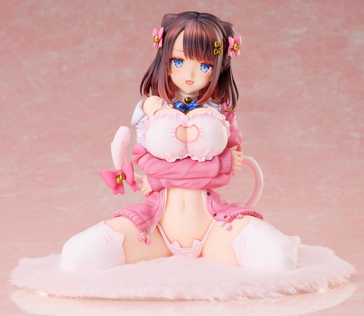 Union Creative KATTO Illustration Ribbon Hairpin-chan Complete Figure | 4589642715771