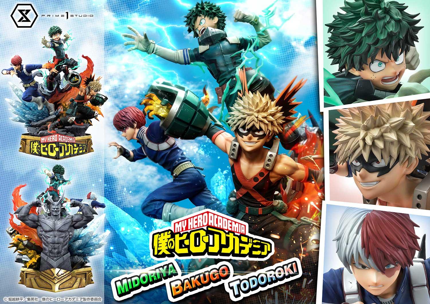 Ultimate Premium Masterline My Hero Academia Midoriya, Bakugo &amp; Todoroki