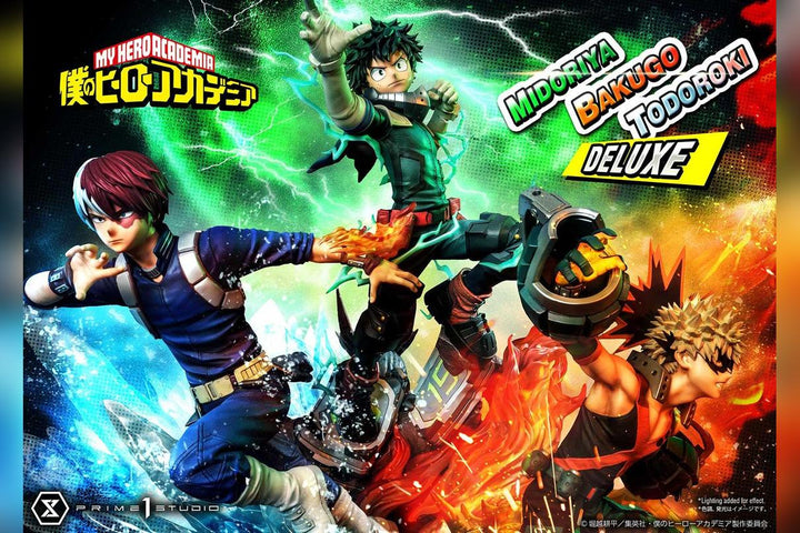 Ultimate Premium Masterline My Hero Academia Midoriya, Bakugo & Todoroki Deluxe Version