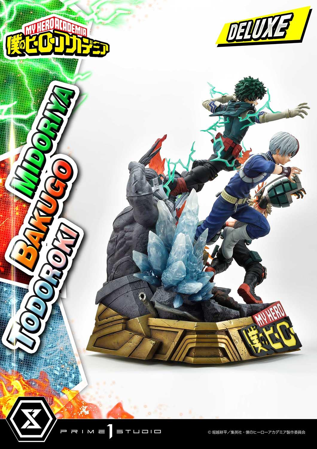 Ultimate Premium Masterline My Hero Academia Midoriya, Bakugo &amp; Todoroki Deluxe Version
