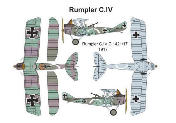Valom 1/144 Rumpler C.IV (Double Set)