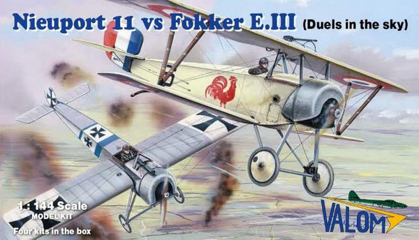Valom 1/144 Nieuport 11 vs Fokker E.III (Duels in the Sky)