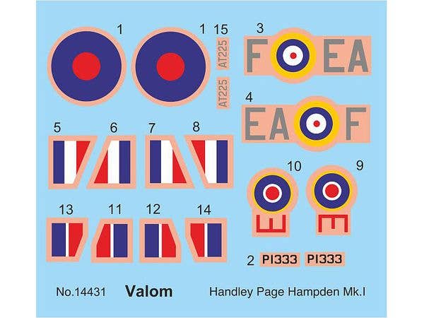 Valom 1/144 Handley Page Hampden B.Mk.I | 8594054294314