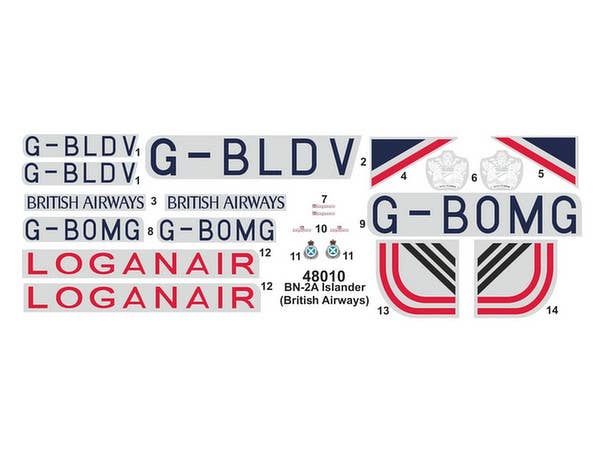 Valom 1/48 Britten-Norman BN-2A Islander (British Airways) | 8594054298107