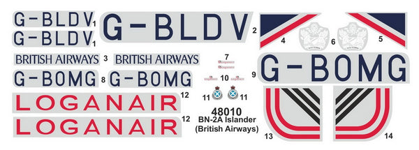 Valom 1/48 Britten-Norman BN-2A Islander (British Airways)