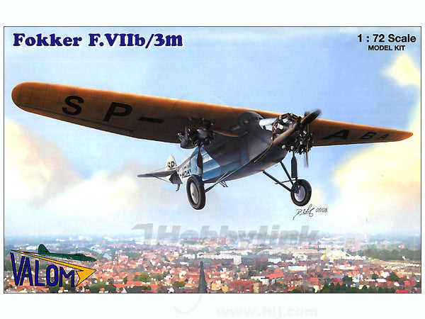 Valom 1/72 Fokker F.VIIb/3m