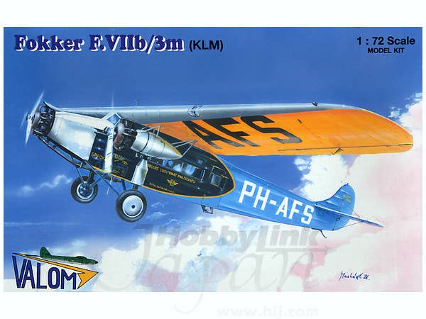 Valom 1/72 Fokker F.VIIb/3m (KLM) | 8594054290705