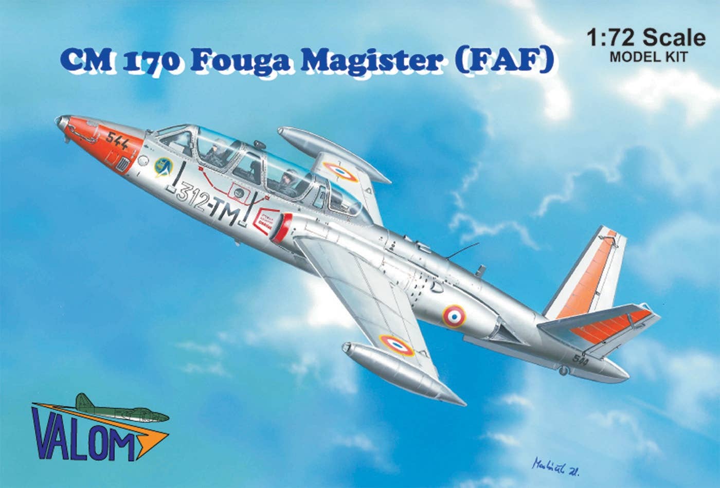 Valom 1/72 Fouga CM.170 Magister (FAF) | 8594054290835