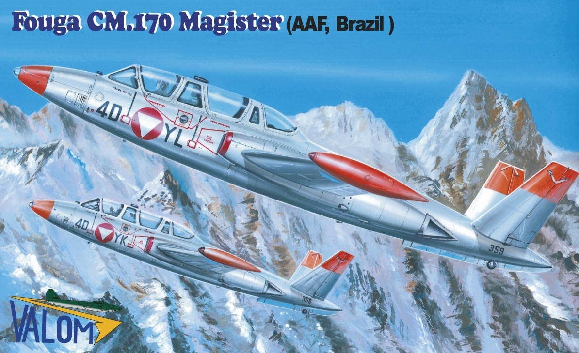 Valom 1/72 Fouga CM.170 Magister (AAF, Brazil) | 8594054290910
