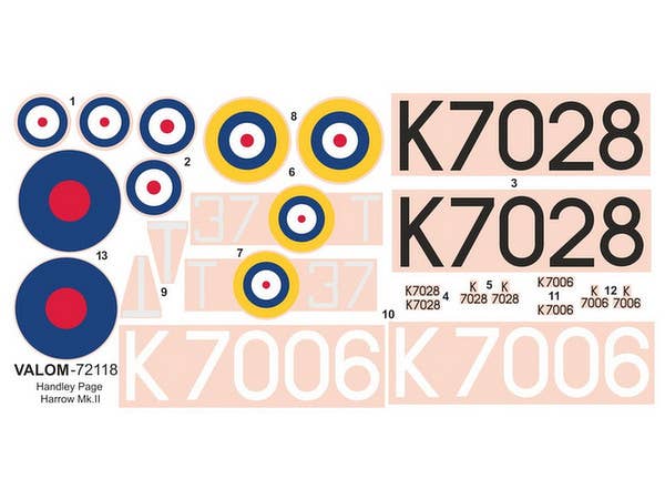 Valom 1/72 Handley Page Harrow Mk.II (24. Maint unit) | 8594054291184