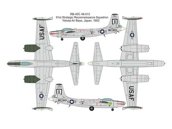 Valom 1/72 N.A. RB-45C Tornado + Mark 7 nuclear bomb | 8594054291221